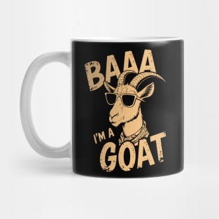Baaa I'm A Goat Animal Pun Farm Life Mug
